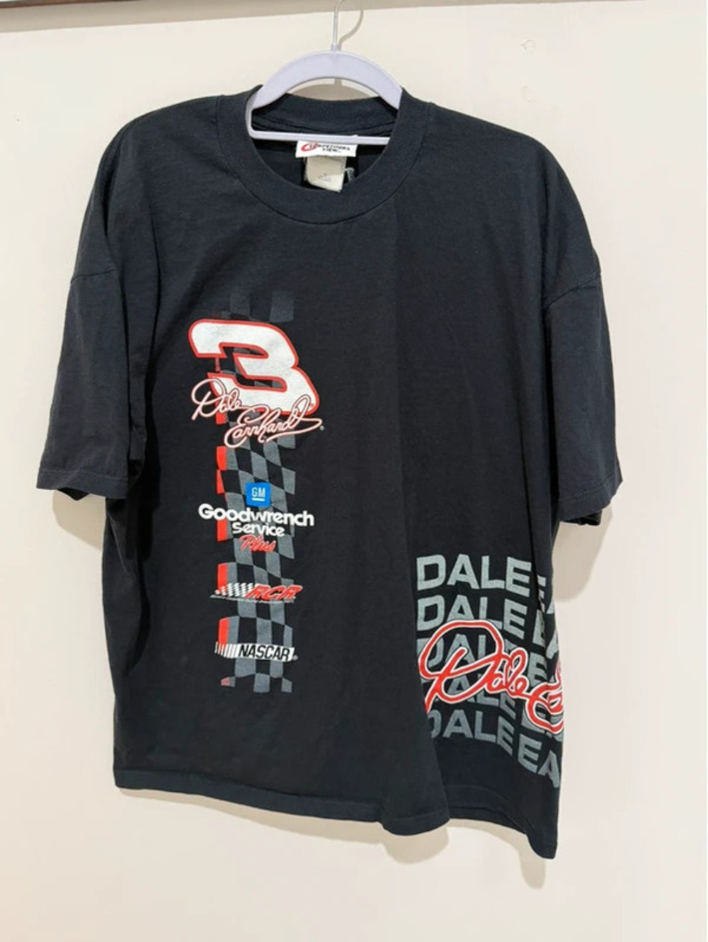 Vintage Nascar Dale Earnhardt side signature T-shirt men’s XL